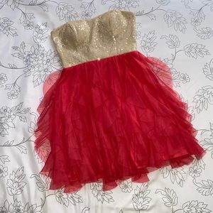 WINDSOR Gold and Pink Dress